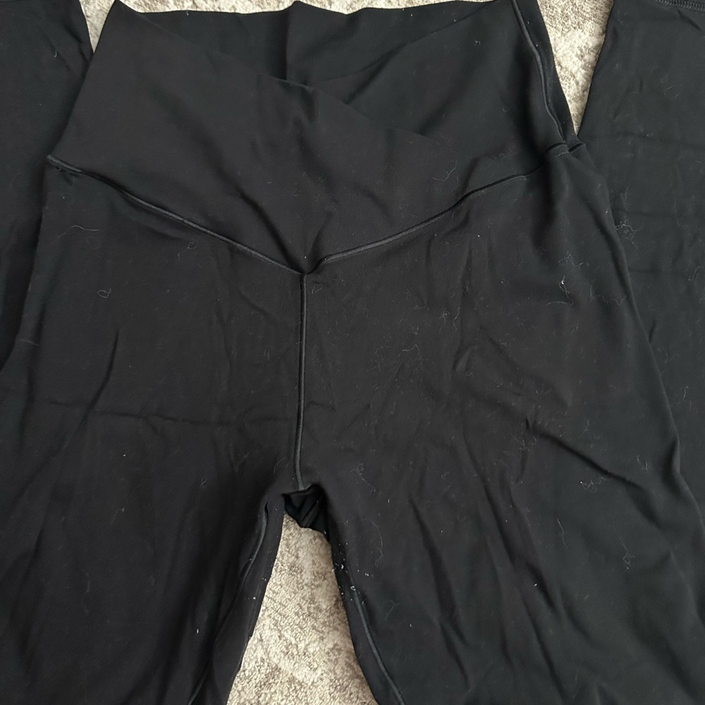 Black High-Waisted Leggings offline aerie